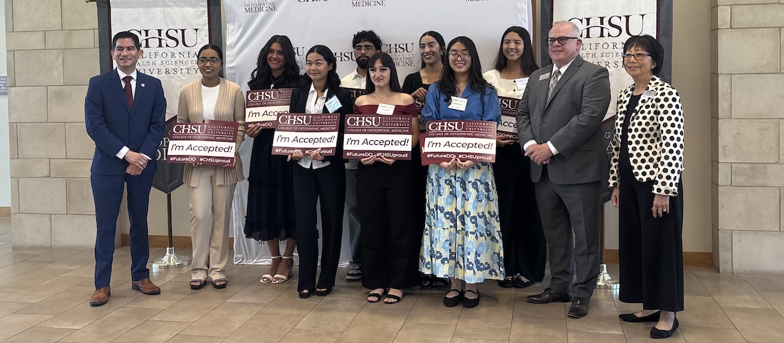 Nine Fresno State students earn early acceptance to CHSU medical school
