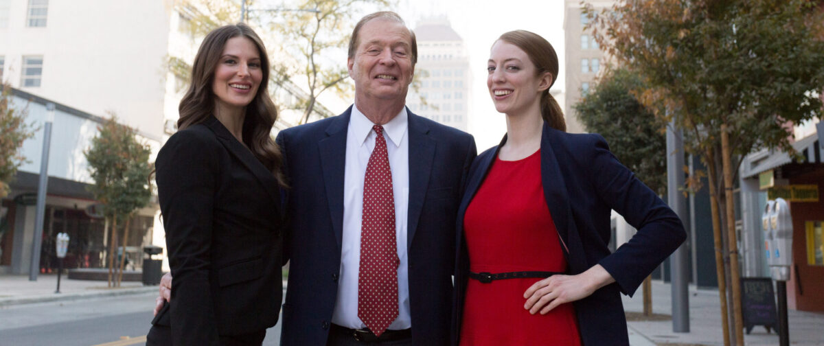 From left, Alex, Ron and Veronica Stumpf make up the father-daughters team of Stumpf and Company.