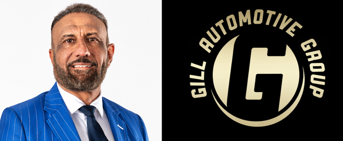 man headshot and logo