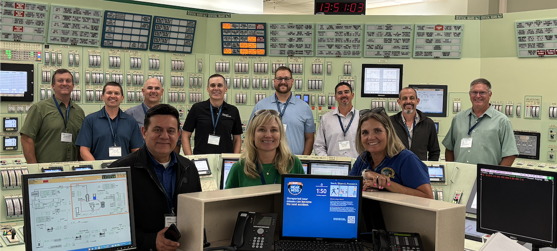 group in a control room