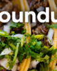 tacos with the word "roundup" in the frame
