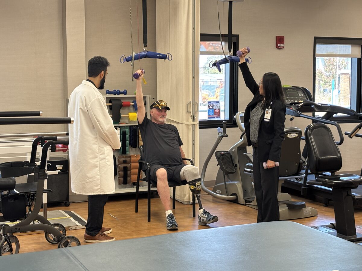 physical therapy session