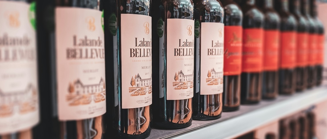 wine bottles