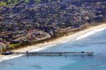 coastline with pier
