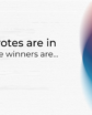 AAF Fresno graphic reading “The votes are in and the winners are…” beside the organization’s logo and a red, purple and blue abstract ribbon.