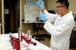 man in lab