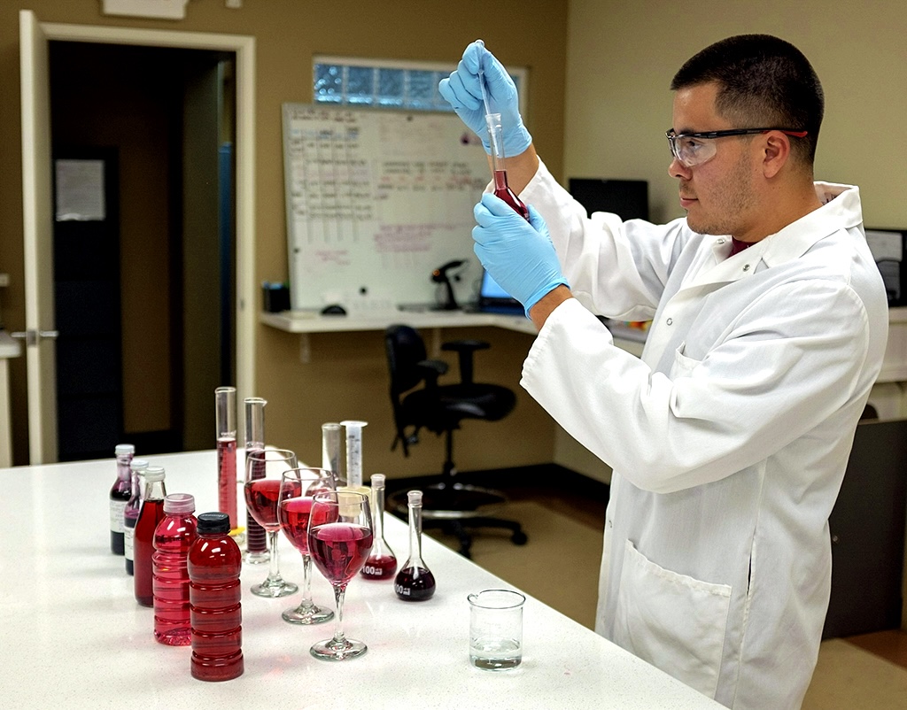 man in lab