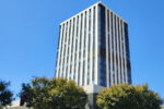 black and white Tower building