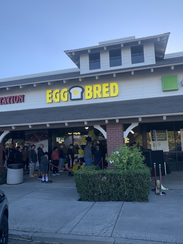line outside a store