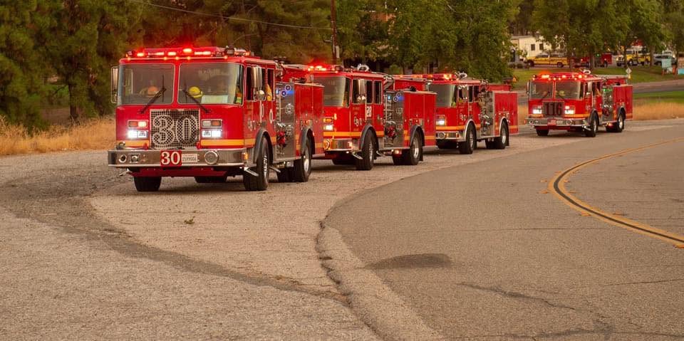fire trucks