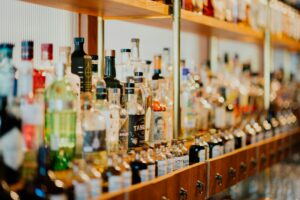 Liquor shelf