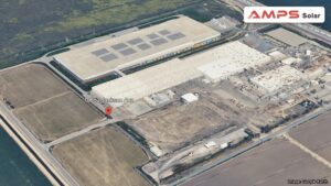 aerial view of industrial campus