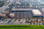 shopping center aerial view